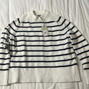 NWT Tuckernuck Navy and White Striped Sweater